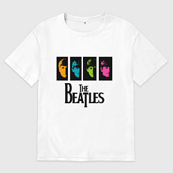Футболка оверсайз женская Всемирный день The Beatles, цвет: белый
