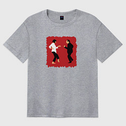 Футболка оверсайз женская Dance mia vega, цвет: меланж