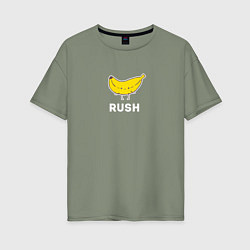Футболка оверсайз женская RUSH BANANA, цвет: авокадо