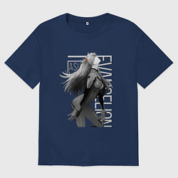 Женская футболка оверсайз Евангелион