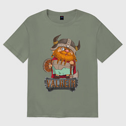 Женская футболка оверсайз Valheim