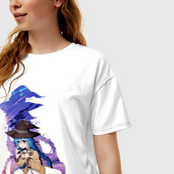 Футболка оверсайз женская Migurdia, цвет: белый — фото 2