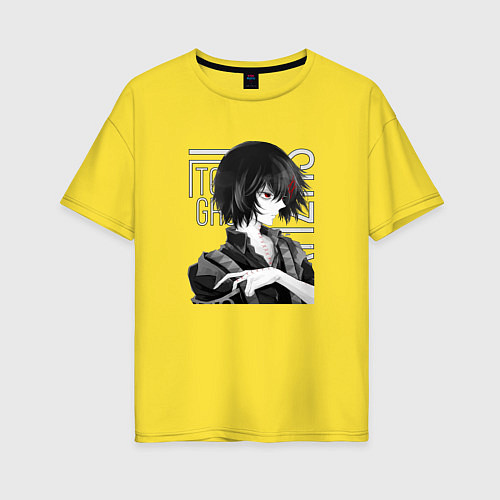 Женская футболка оверсайз Джузо Сузуя / Желтый – фото 1