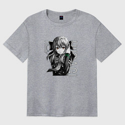 Футболка оверсайз женская Шиноа Хираги Последний Серафи, цвет: меланж