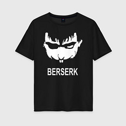 Футболка оверсайз женская Berserk, цвет: черный