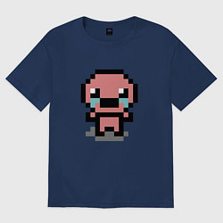 Футболка оверсайз женская Pixel isaac, цвет: тёмно-синий