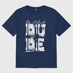 Футболка оверсайз женская Dude, цвет: тёмно-синий