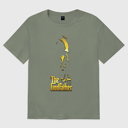 Футболка оверсайз женская Крестный отец the godfather, цвет: авокадо