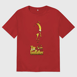 Женская футболка оверсайз Крестный отец the godfather