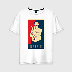 Женская футболка оверсайз Begbie