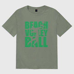 Женская футболка оверсайз Beach Volleyball