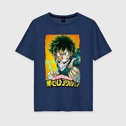 Женская футболка оверсайз MY HERO ACADEMIA MIDORIYA IZUKU Z