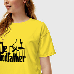 Футболка оверсайз женская The Godfather, цвет: желтый — фото 2