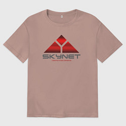 Футболка оверсайз женская Skynet, цвет: пыльно-розовый