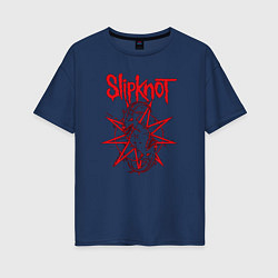 Женская футболка оверсайз Slipknot Slip Goats Art