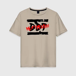 Женская футболка оверсайз DDT НЕ СТРЕЛЯЙ!