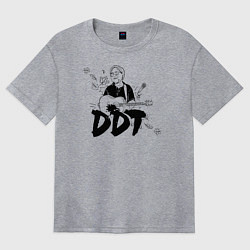 Женская футболка оверсайз DDT Юрий Шевчук