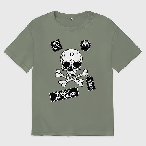 Женская футболка оверсайз Как у КНЯZZя Король и Шут / Авокадо – фото 1