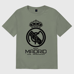 Футболка оверсайз женская Real Madrid, цвет: авокадо