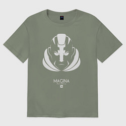 Футболка оверсайз женская Anti-Mage из Доты 2 Magina, цвет: авокадо
