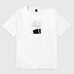 Футболка оверсайз женская Кавараги Kawaragi, цвет: белый