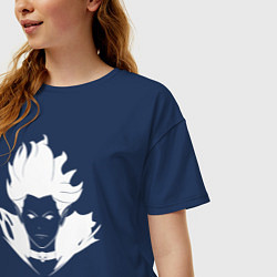 Футболка оверсайз женская Death Prophet из Доты 2, цвет: тёмно-синий — фото 2