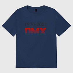 Футболка оверсайз женская Peace DMX, цвет: тёмно-синий