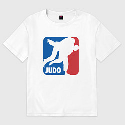 Футболка оверсайз женская Judo - Sport, цвет: белый