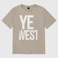 Футболка оверсайз женская DONDA, цвет: миндальный