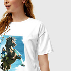 Футболка оверсайз женская The Link, цвет: белый — фото 2