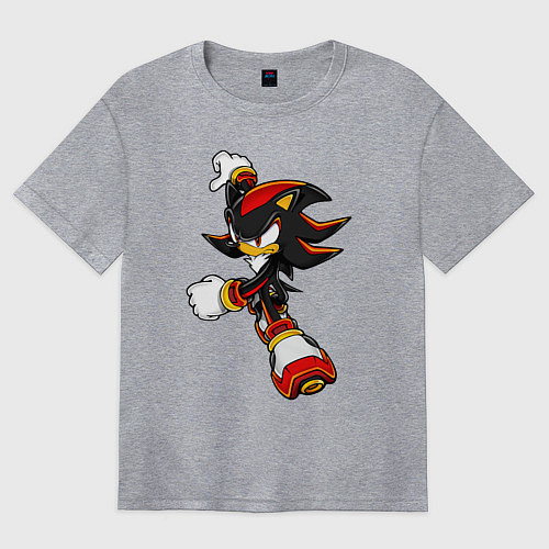 Женская футболка оверсайз SonicSW / Меланж – фото 1