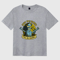 Женская футболка оверсайз Bendеr