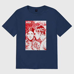 Футболка оверсайз женская Декс и Дебра, цвет: тёмно-синий