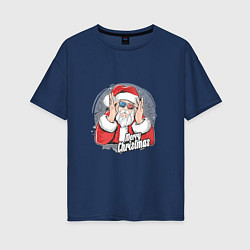 Женская футболка оверсайз Cool Santa