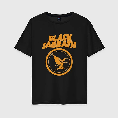 Женская футболка оверсайз Black Sabbath Vol 4 Рок группа / Черный – фото 1