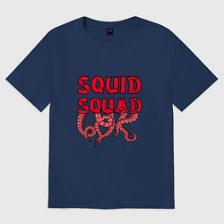 Футболка оверсайз женская Squid Squad, цвет: тёмно-синий