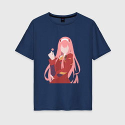 Женская футболка оверсайз Zero Two 03 Darling