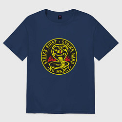 Женская футболка оверсайз Кобра Кай Большое Лого