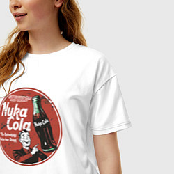 Футболка оверсайз женская Nuka Cola Ice Cold Retro, цвет: белый — фото 2