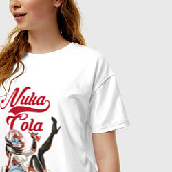 Футболка оверсайз женская Fallout Nuka Cola Furry Poster, цвет: белый — фото 2