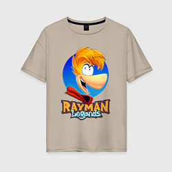 Женская футболка оверсайз Веселый Rayman