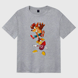 Футболка оверсайз женская Rayman Legends - Рэймэн, цвет: меланж