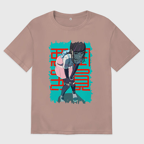 Женская футболка оверсайз Ordinary Person / Пыльно-розовый – фото 1