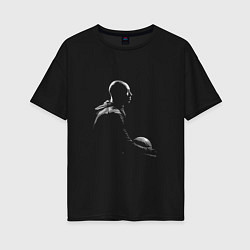 Футболка оверсайз женская Kobe Lakers, цвет: черный