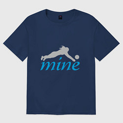 Женская футболка оверсайз Volleyball Mine