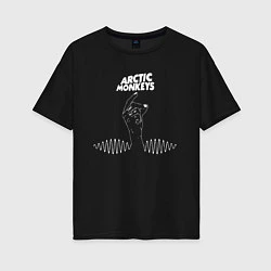 Женская футболка оверсайз Arctic Monkeys mardy bum