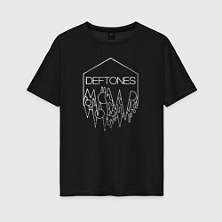 Женская футболка оверсайз Deftones