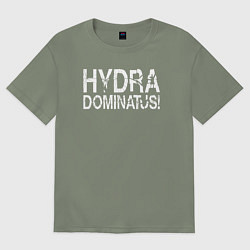 Футболка оверсайз женская Ваха - Гидра Доминатус! Альфа-Легион, цвет: авокадо