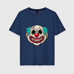 Женская футболка оверсайз Old Clown