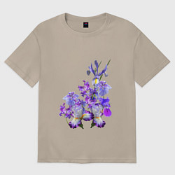 Футболка оверсайз женская Ириски Ирисы, цвет: миндальный